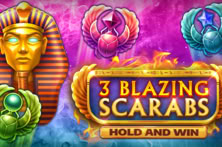 3 Blazing Scarabs Hold And Win