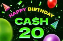 Cash 20 Happy Birthday