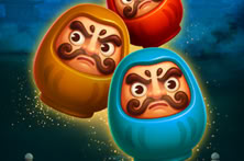 3 Daruma Dolls