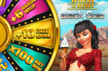 Black Gold Wheel Of Riches