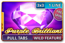 Purple Brilliant Pull Tabs