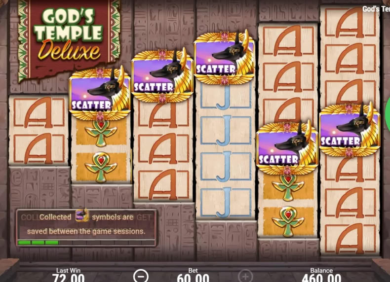 Gods Temple Deluxe game - play for free