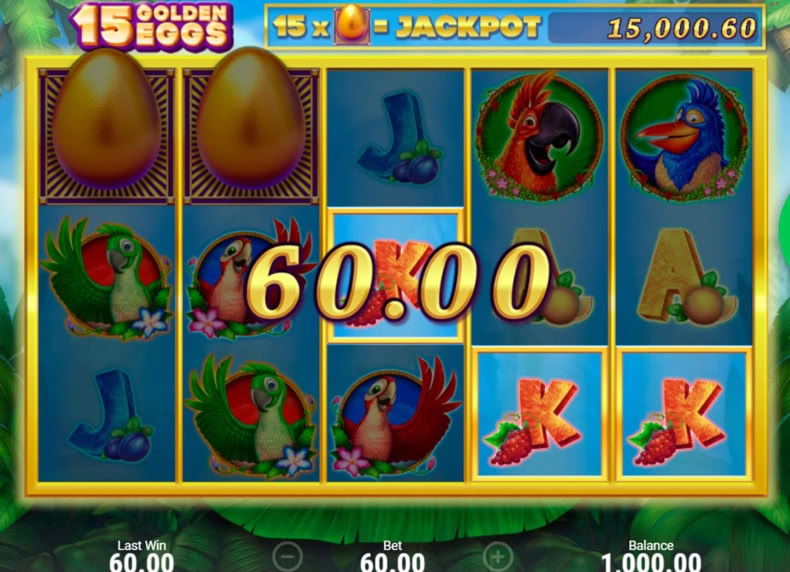 15 Golden Eggs game - play for free