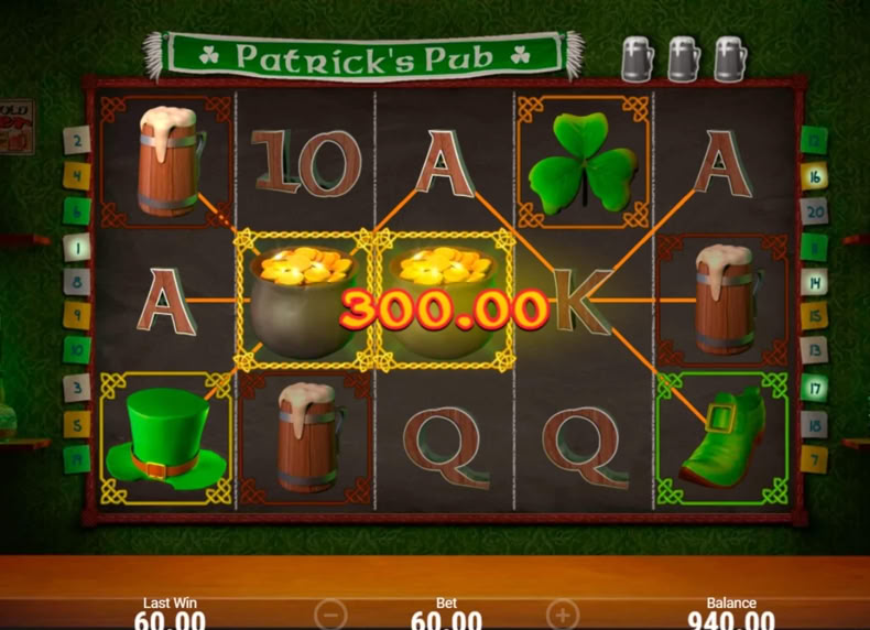 Patrick's Pub game - play for free