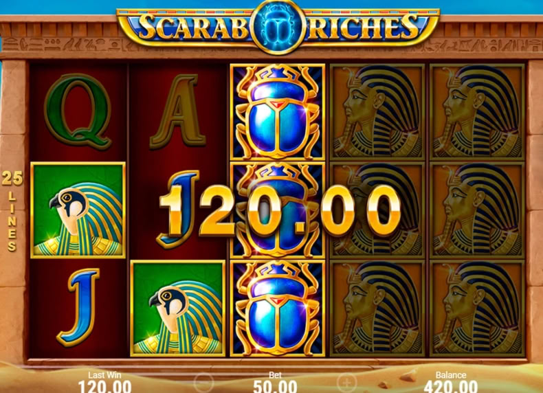 Scarab Riches game - play for free