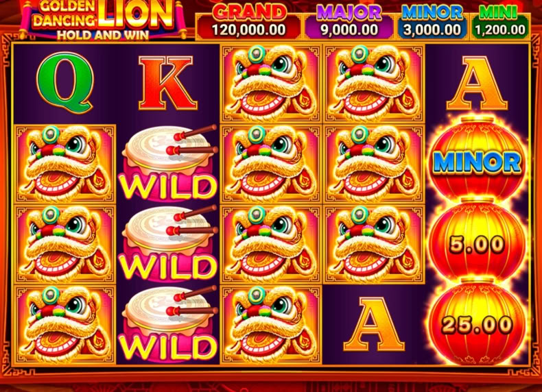 Golden Dancing Lion game - play for free