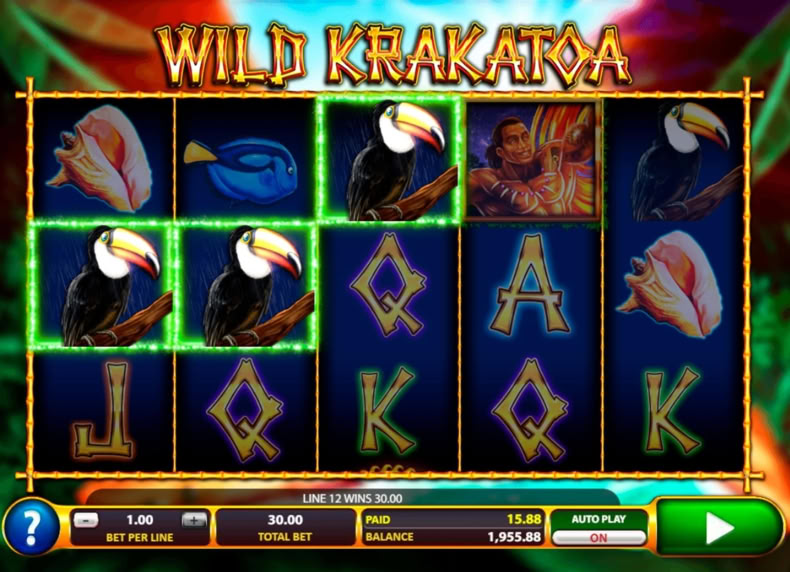 Wild Krakatoa game - play for free