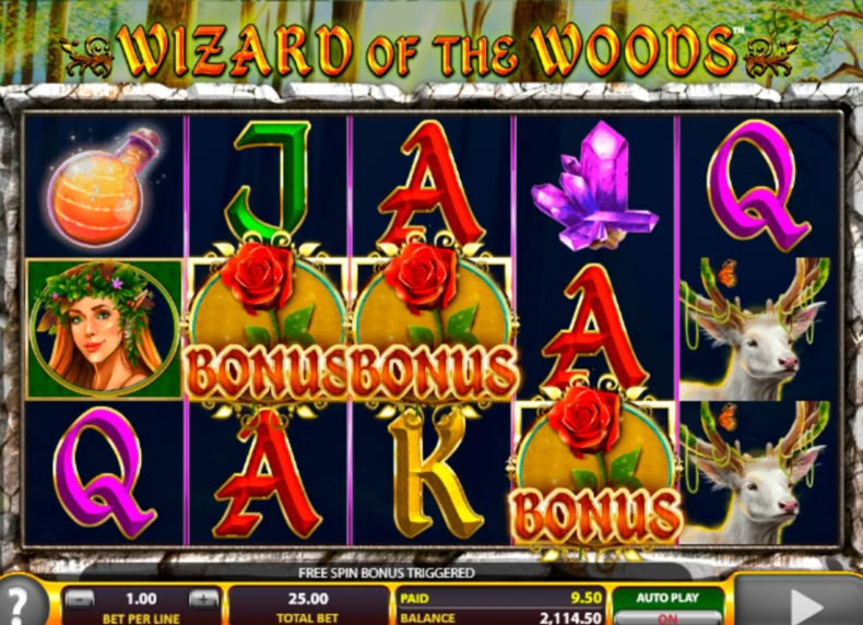 Wizard of the Woods game - play for free