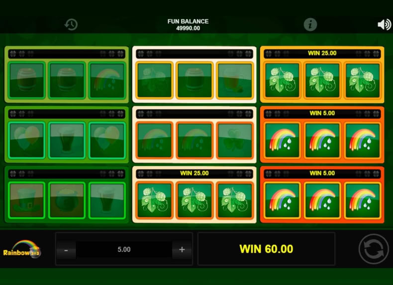 Rainbow 3x3 game - play for free