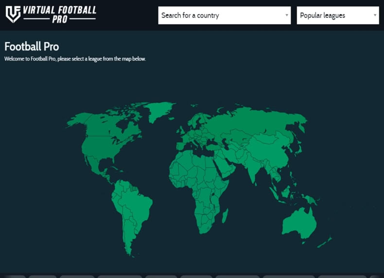 Virtual Football Pro game - play for free