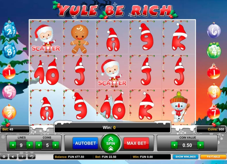 Yule Be Rich game - play for free
