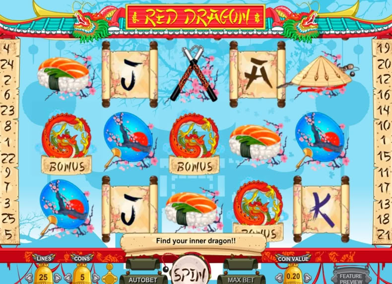 Red Dragon game - play for free