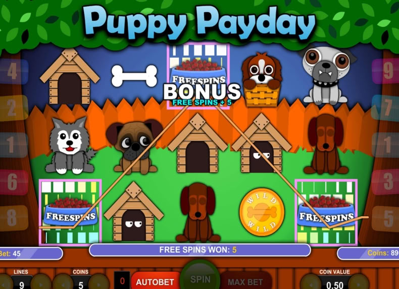 Puppy Payday game - play for free