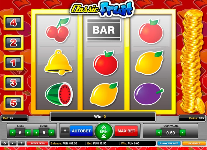 Classic Fruit game - play for free