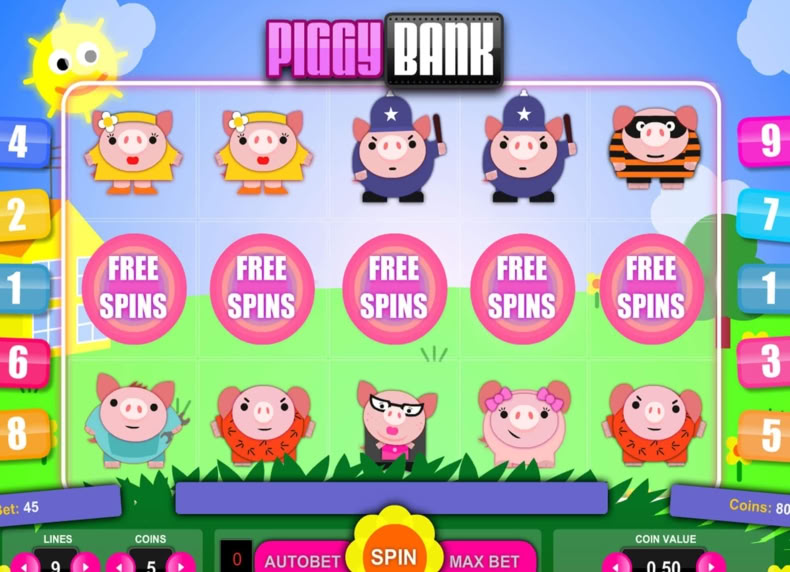 Piggy Bank game - play for free
