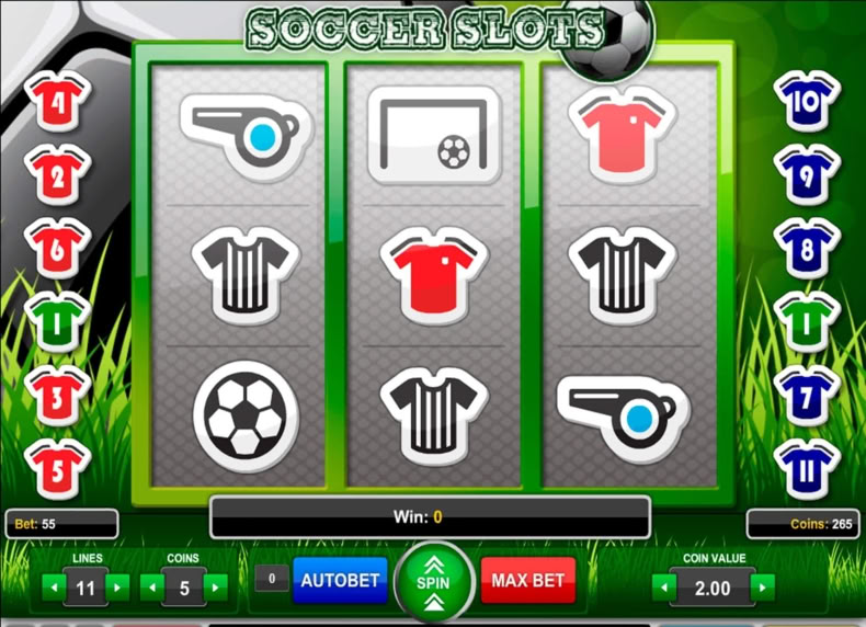 Soccer Slots game - play for free
