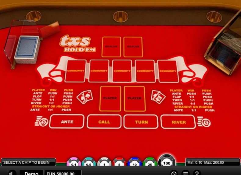 Texas Hold'em game - play for free