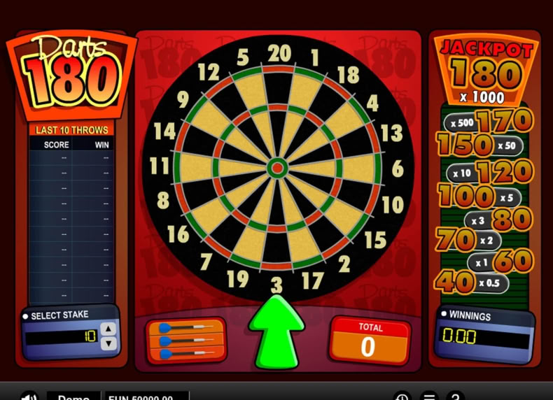 Darts 180 game - play for free