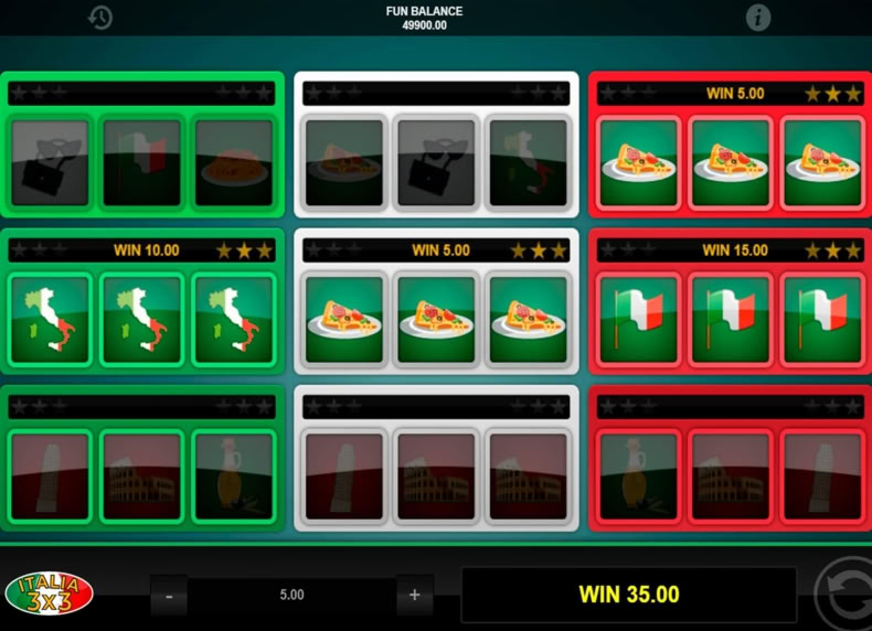 Italia 3x3 game - play for free