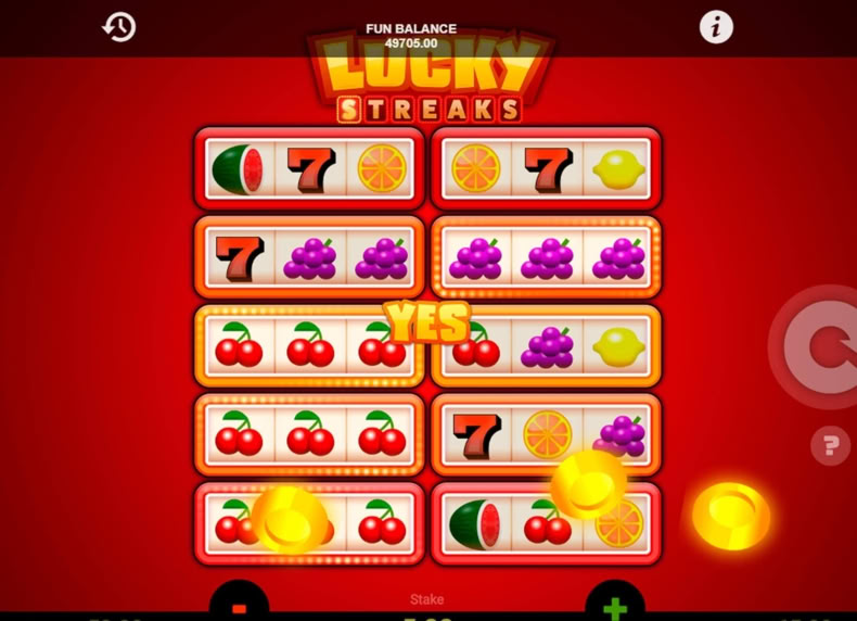 Lucky Streaks game - play for free