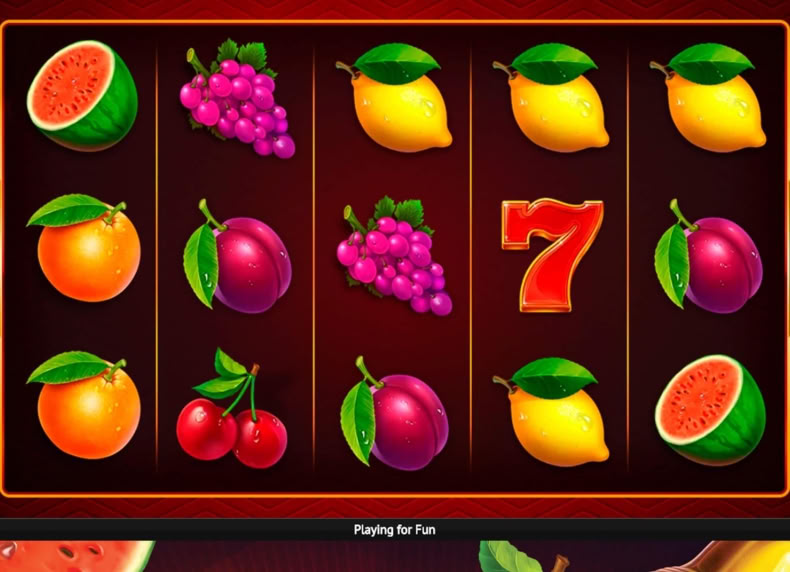 Reel Fruits game - play for free