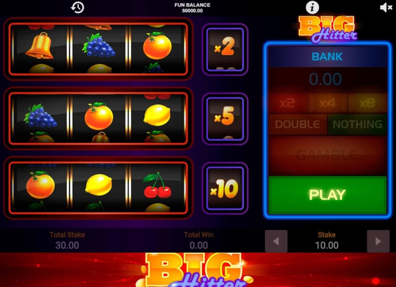 Big Hitter game - play for free