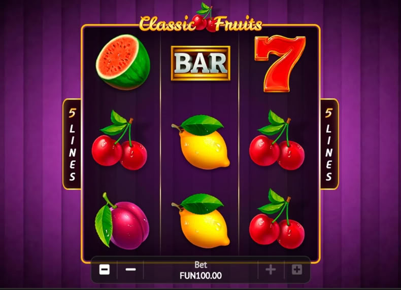 Classic Fruits game - play for free