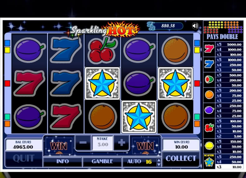 Sparkling Hot game - play for free
