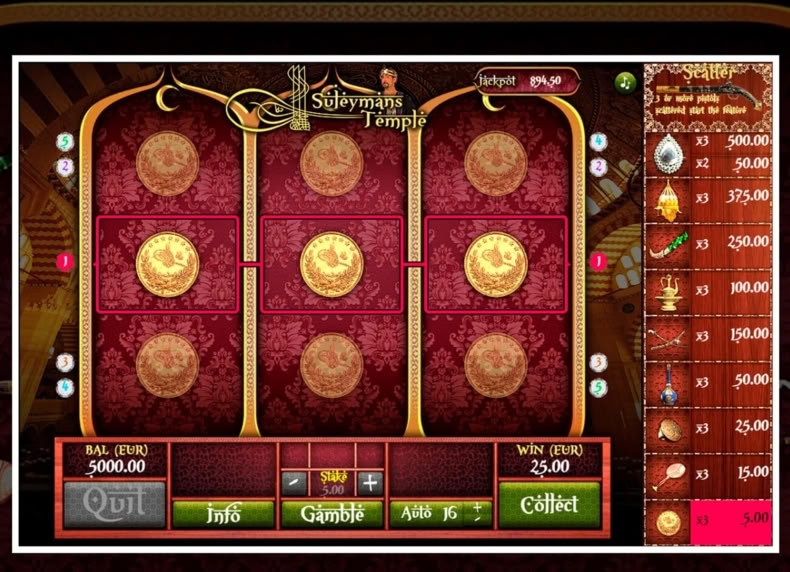 Suleyman's Temple game - play for free