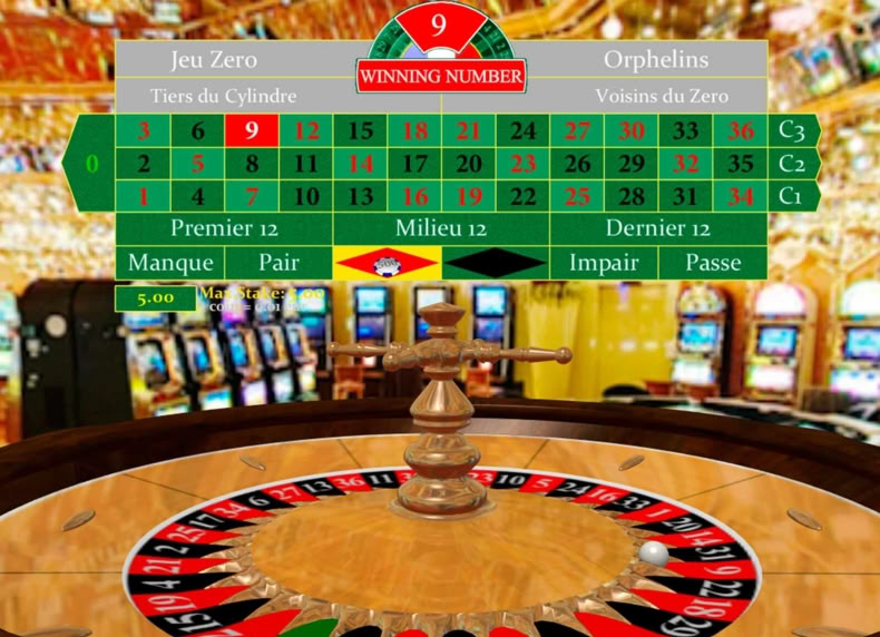 French Roulette game - play for free