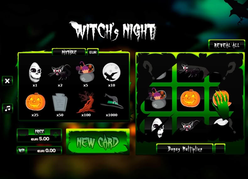 Witch’s Night game - play for free