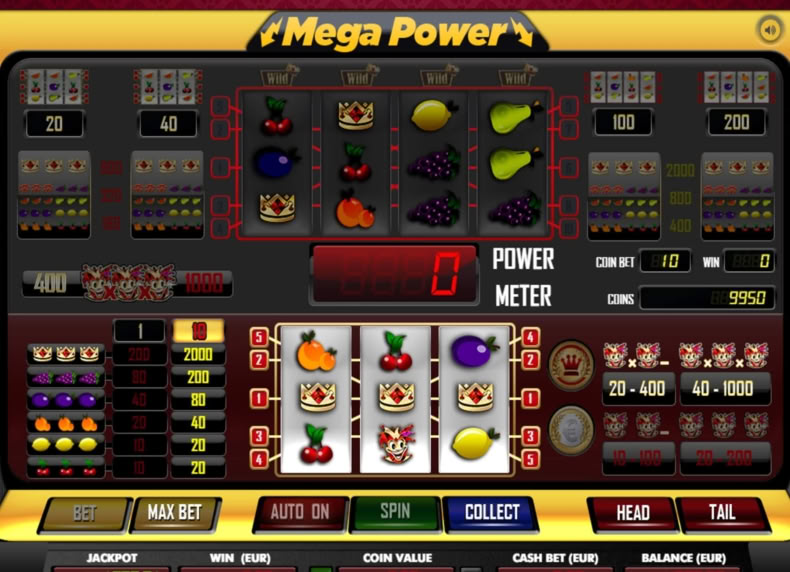 Mega Power game - play for free
