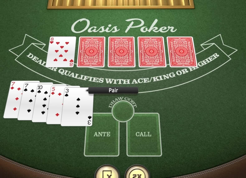 Oasis Poker game - play for free