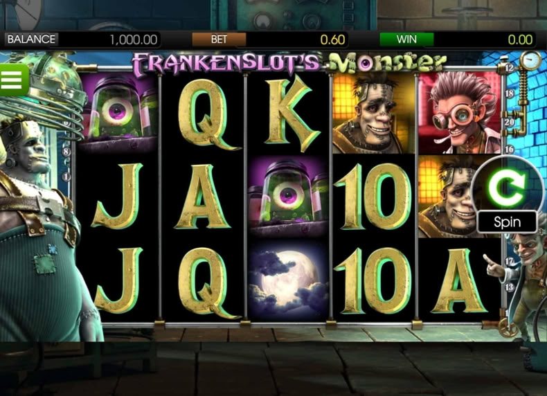 Frankenslot’s Monster game - play for free