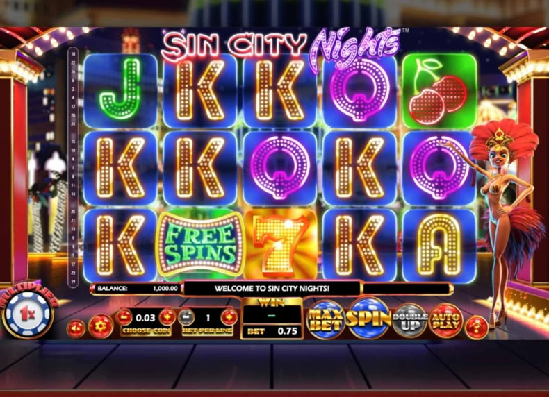 Sin City Nights game - play for free