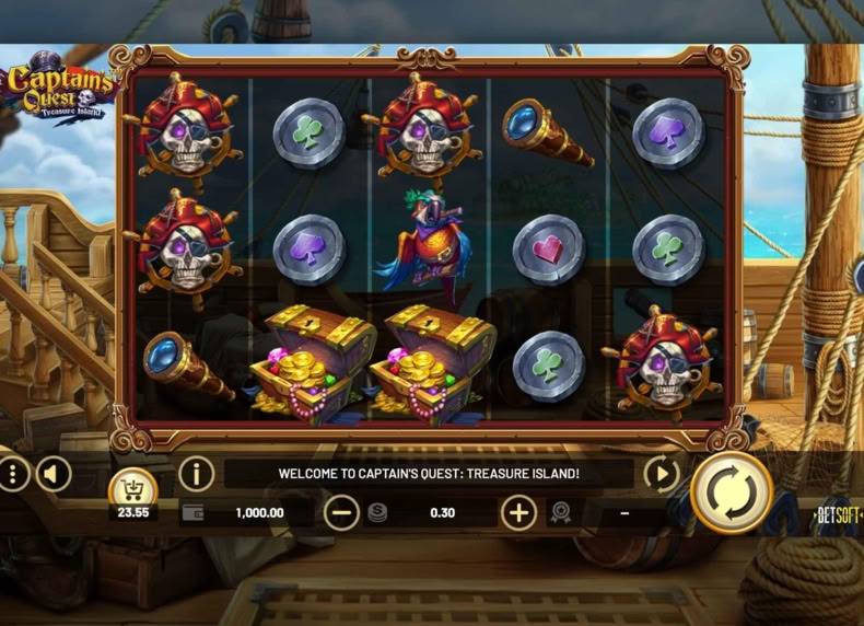 Captain’s Quest Treasure Island game - play for free