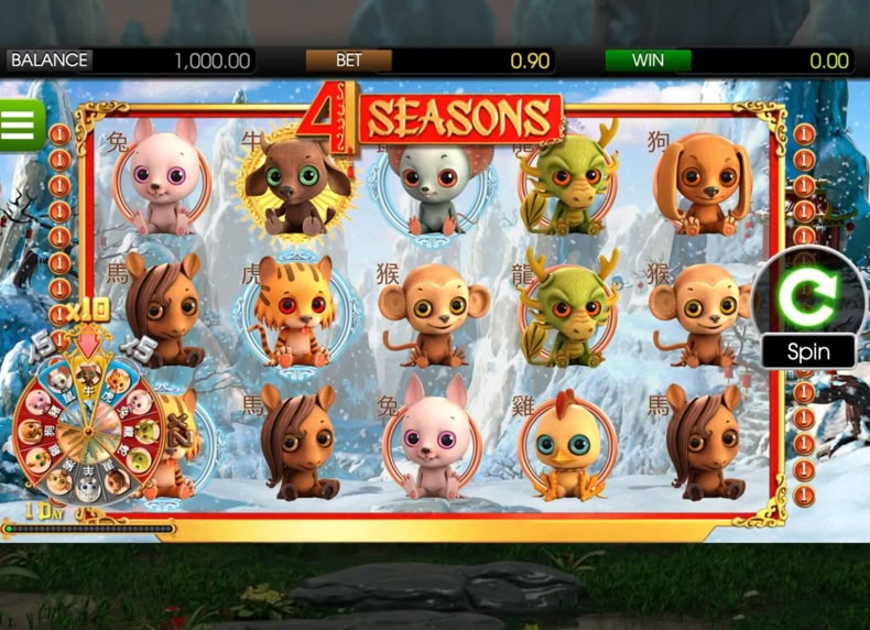 Four Seasons game - play for free