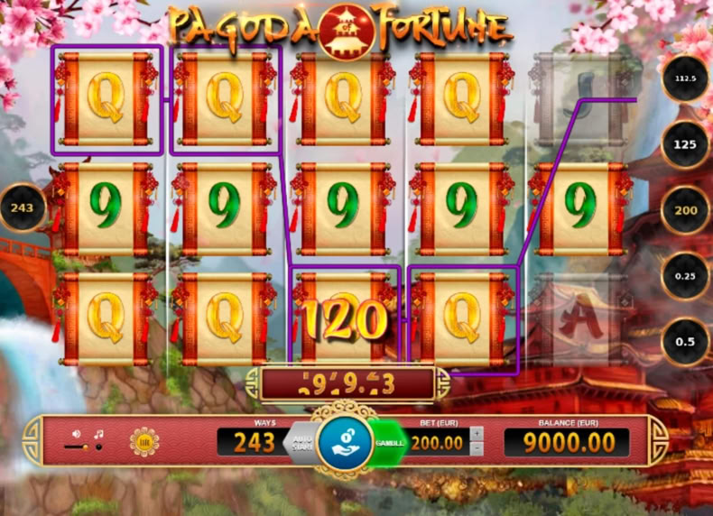 Pagoda of Fortune game - play for free