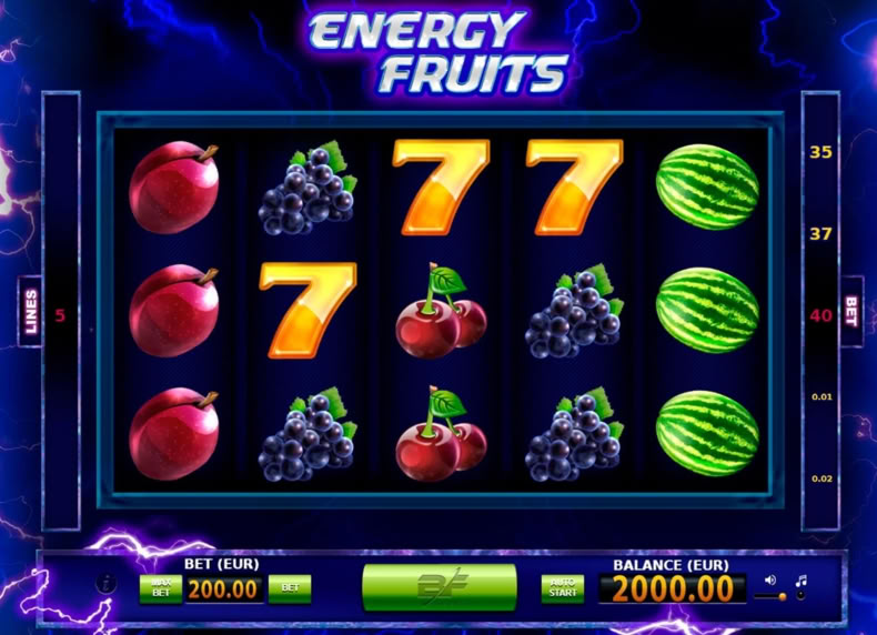 Energy Fruits game - play for free