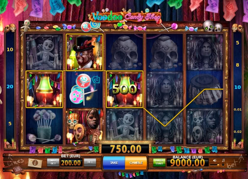 Voodoo Candy Shop game - play for free