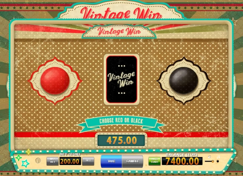 Vintage Win game - play for free