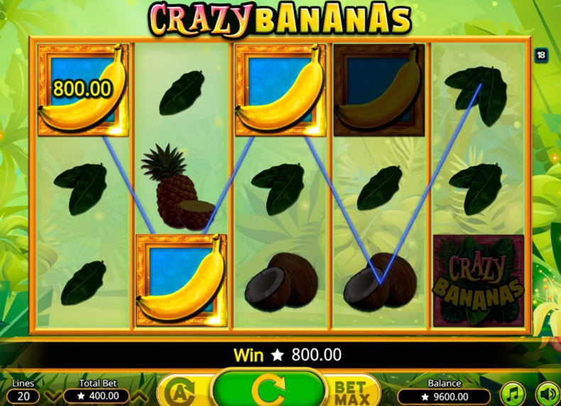 Crazy Bananas game - play for free