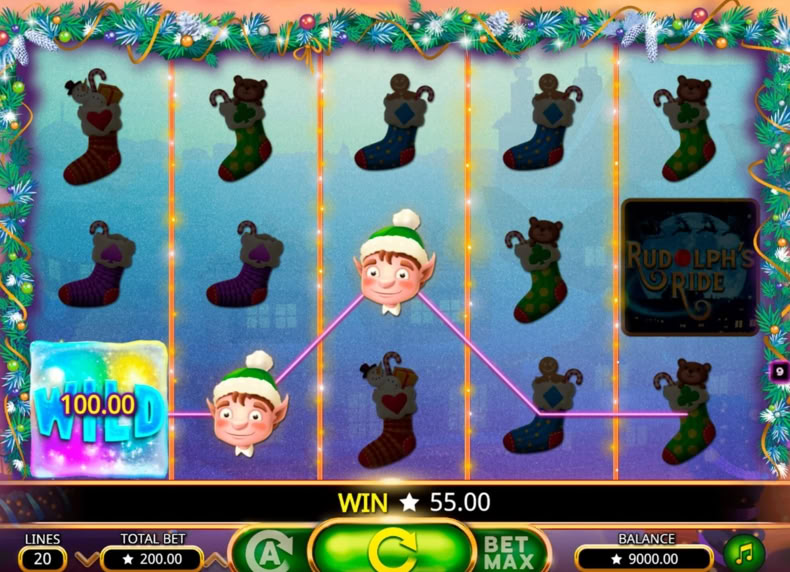 Rudolph's Ride game - play for free