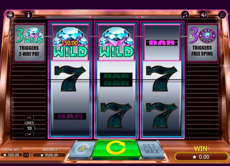Wild Diamond 7x game - play for free