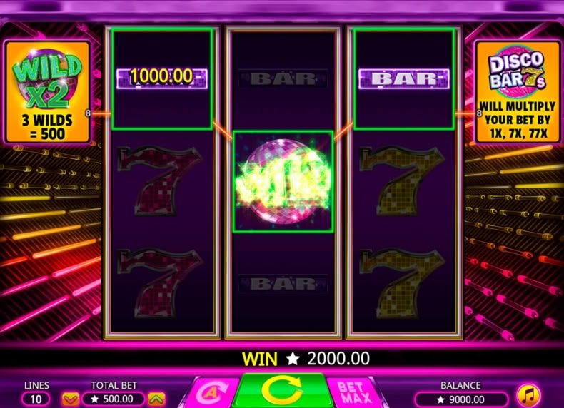 Disco Bar 7s game - play for free