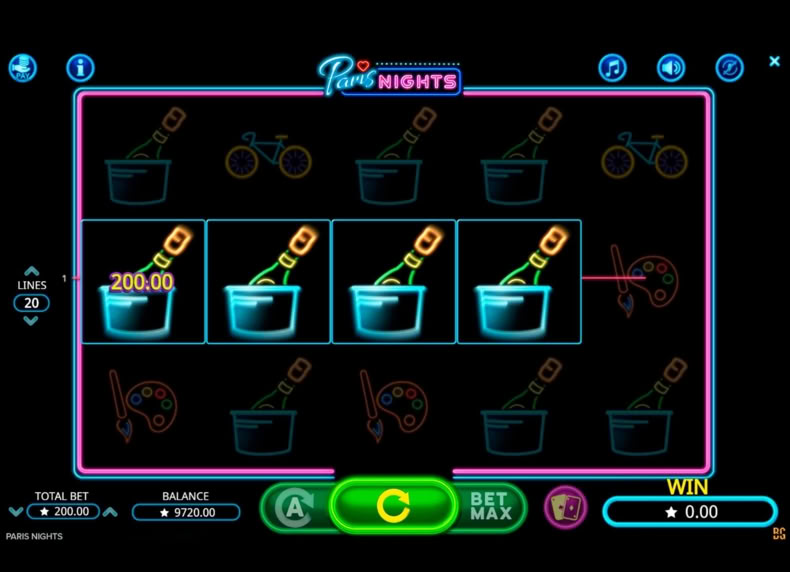 Paris Nights game - play for free