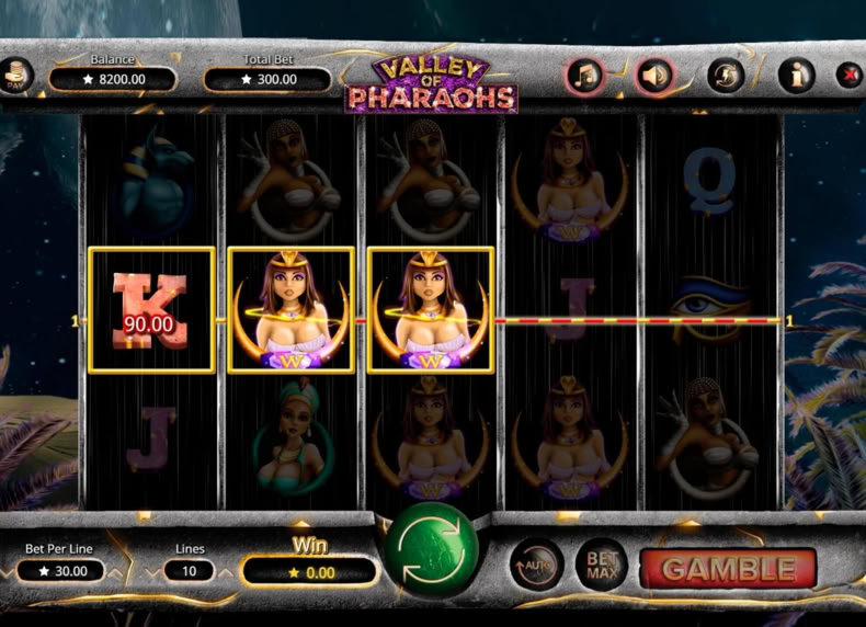 Valley of Pharaohs game - play for free