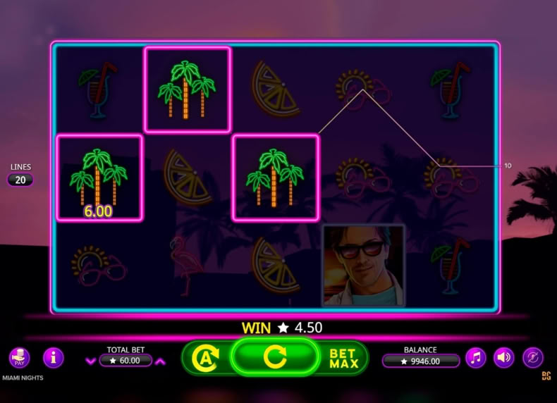 Miami Nights game - play for free