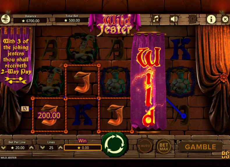 Wild Jester game - play for free
