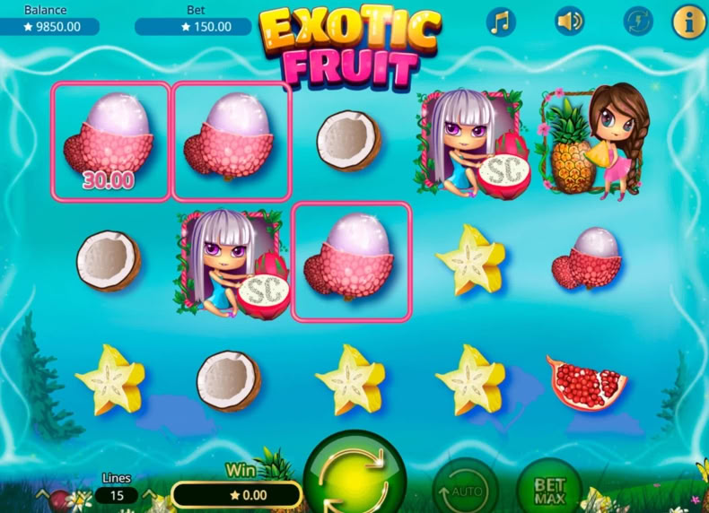 Exotic Fruit game - play for free